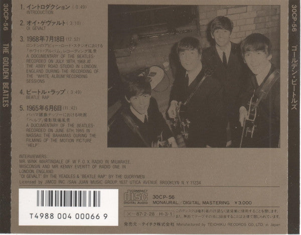 The Beatles : The Golden Beatles (CD, Mono)