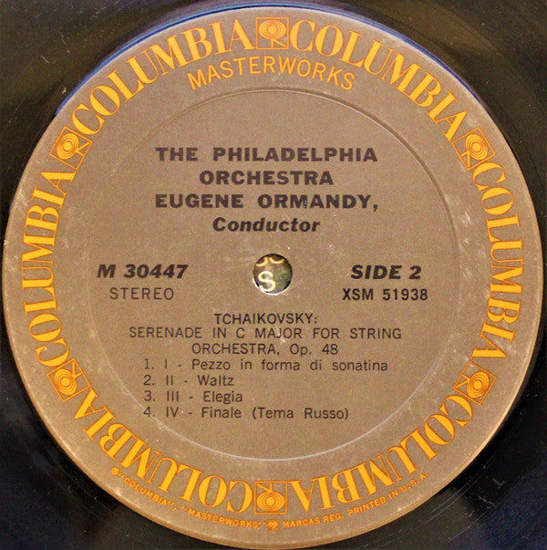 Tchaikovsky* / Eugene Ormandy, Philadelphia Orchestra*, Mormon Tabernacle Choir, Valley Forge Military Academy Band : 1812 Overture / Serenade For Strings (LP, Album)