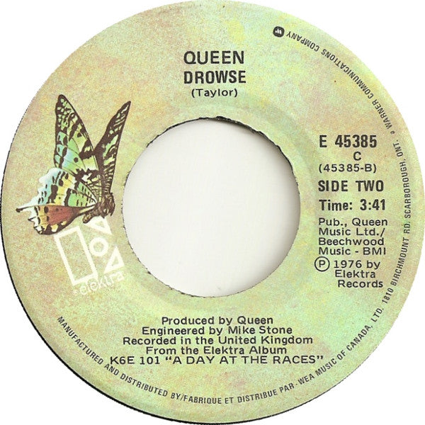 Queen : Tie Your Mother Down (7", Single)