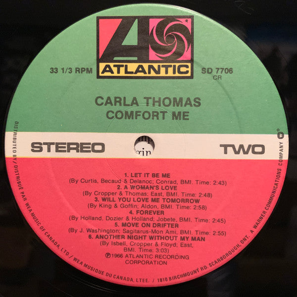 Carla Thomas : Comfort Me (LP, Album, Mono, RE)