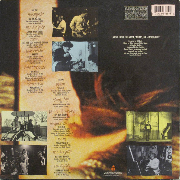 Various : Music From The Movie, "Athens, GA - Inside/Out" (LP, Comp)