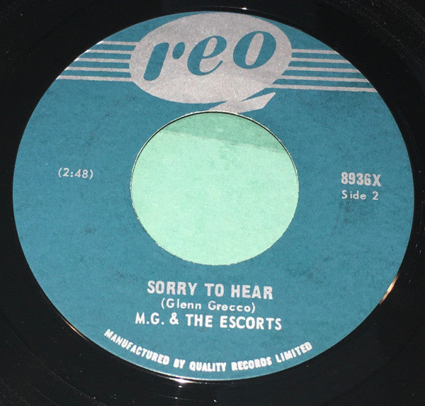 M.G. & The Escorts* : Please Don't Ever Change (7", Single)