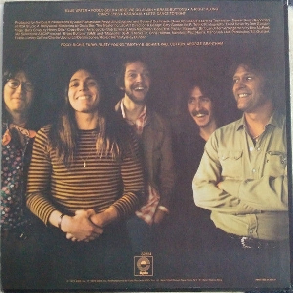 Poco (3) : Crazy Eyes (LP, Album, RE)