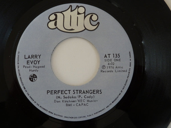 Larry Evoy : Perfect Strangers (7")