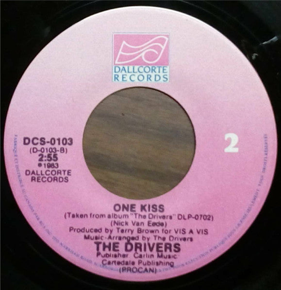 The Drivers (3) : Tears On Your Anorak / One Kiss (7", Single)