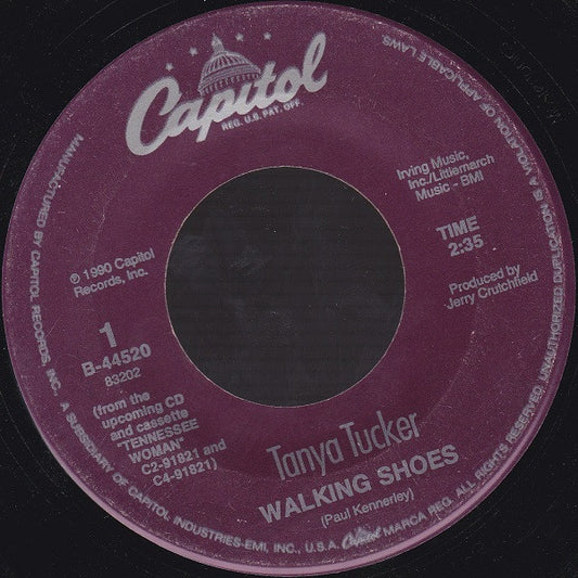 Tanya Tucker : Walking Shoes (7", Single)