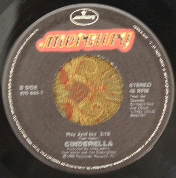Cinderella (3) : Don't Know What You Got (Till It's Gone) (7", Single, Pos)