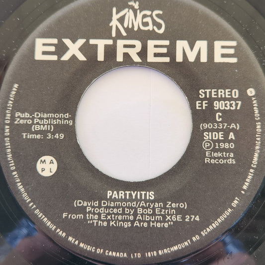 The Kings : Don't Let Me Know / Partyitis (7", Single)