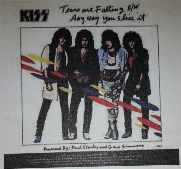 Kiss : Tears Are Falling (7", Single)