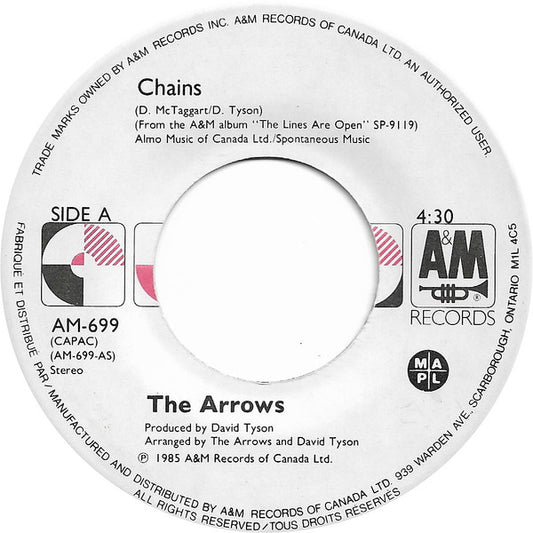 The Arrows : Chains (7", 45r)