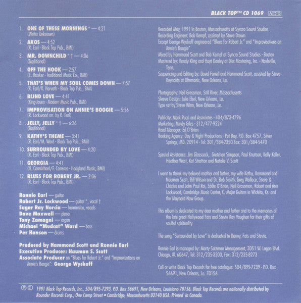 Ronnie Earl And The Broadcasters : Surrounded By Love (CD, Album)