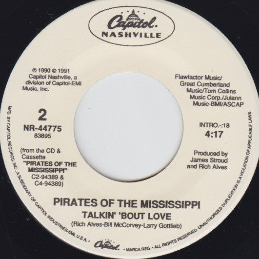 Pirates Of The Mississippi : Fighting For You (7")