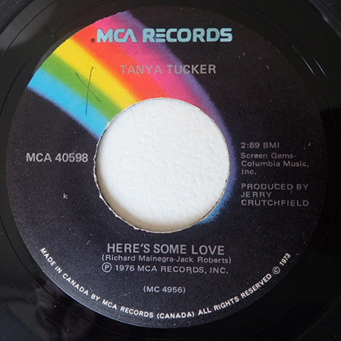 Tanya Tucker : Here's Some Love (7", Single)