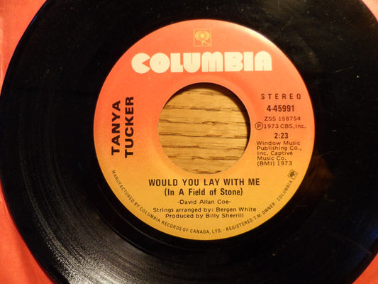Tanya Tucker : Would You Lay With Me (In A Field Of Stone) / No Man's Land (7", Single)