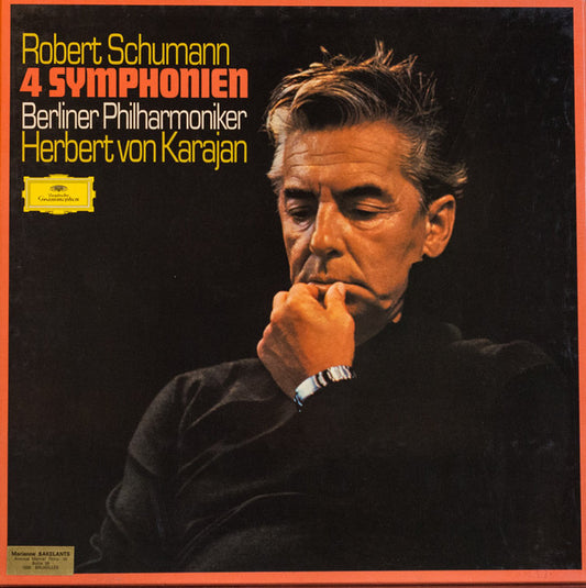 Robert Schumann - Herbert von Karajan, Berliner Philharmoniker : 4 Symphonien (3xLP, RP + Box)