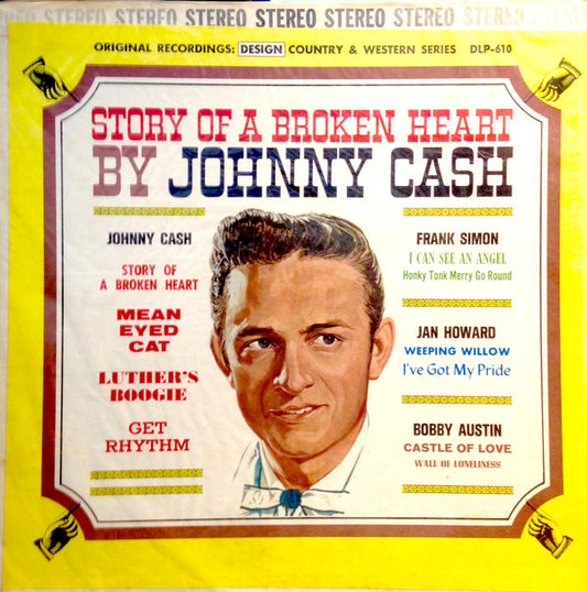 Johnny Cash, Frank Simon, Jan Howard, Bobby Austin : Story Of A Broken Heart (LP, Comp)