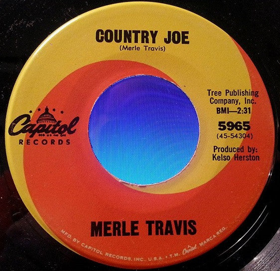 Merle Travis : Country Joe (7", Single)