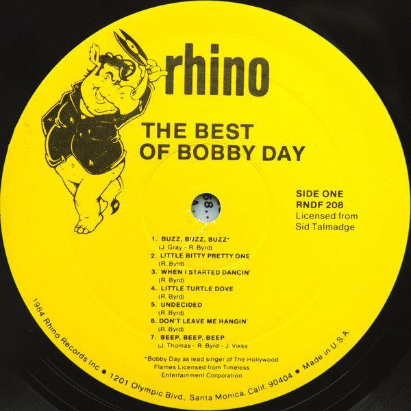Bobby Day : The Best Of Bobby Day (LP, Comp)