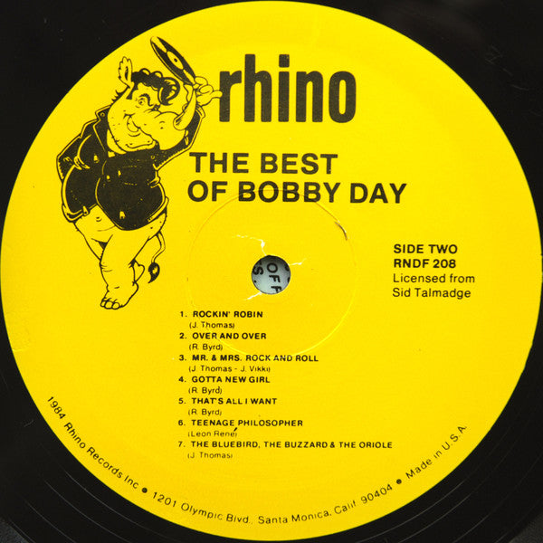 Bobby Day : The Best Of Bobby Day (LP, Comp)