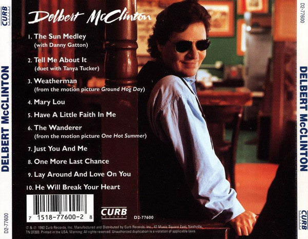 Delbert McClinton : Delbert McClinton (CD, Album)