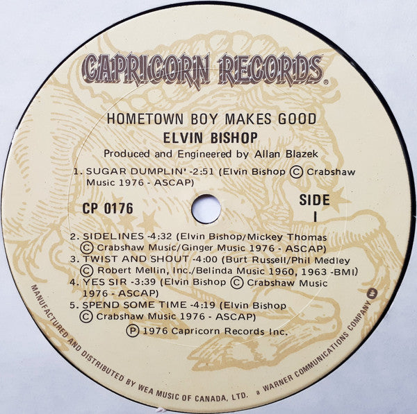 Elvin Bishop : Hometown Boy Makes Good! (LP, Album)