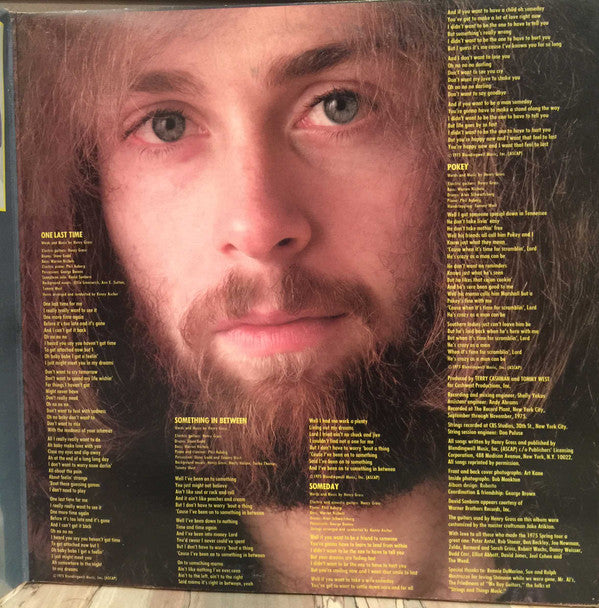 Henry Gross : Release (LP)