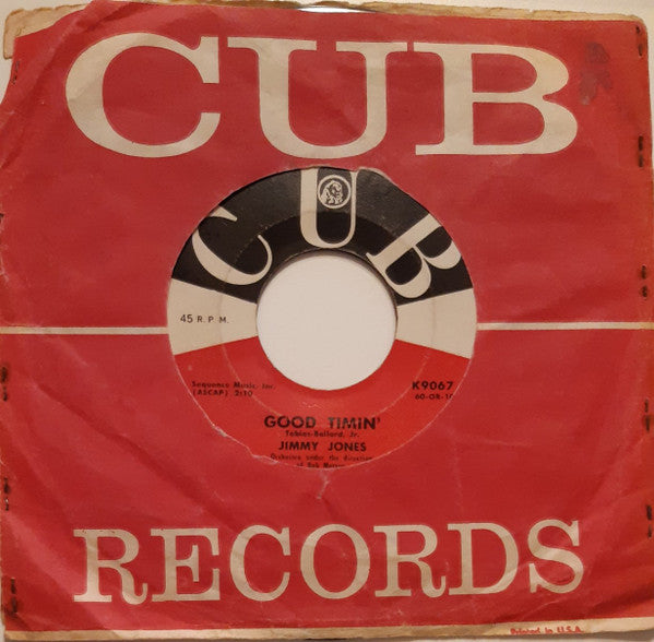 Jimmy Jones : Good Timin' / My Precious Angel (7", Single)
