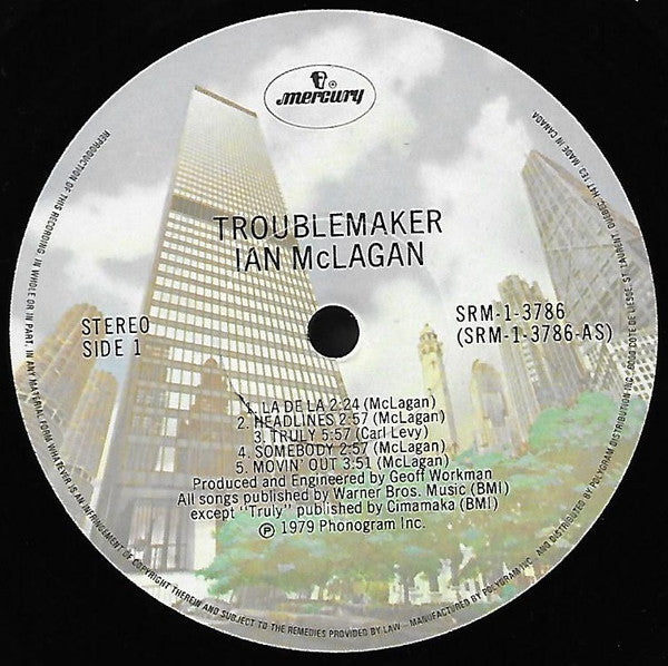 Ian McLagan : Troublemaker (LP, Album)