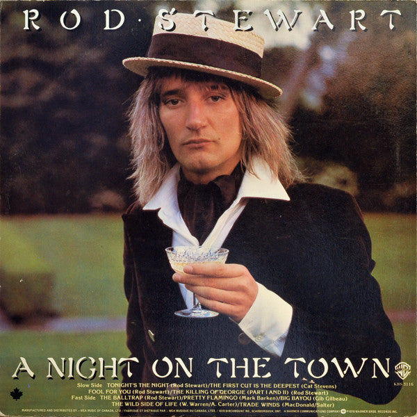 Rod Stewart : A Night On The Town (LP, Album, RE)