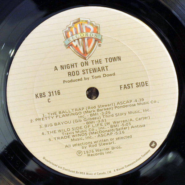 Rod Stewart : A Night On The Town (LP, Album, RE)