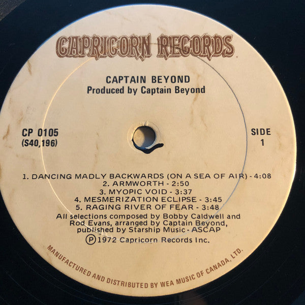 Captain Beyond : Captain Beyond (LP, Album)