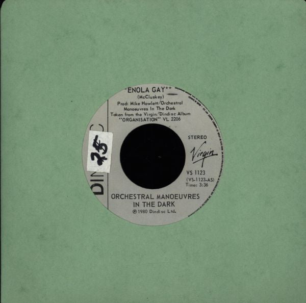Orchestral Manoeuvres In The Dark : Enola Gay (7")