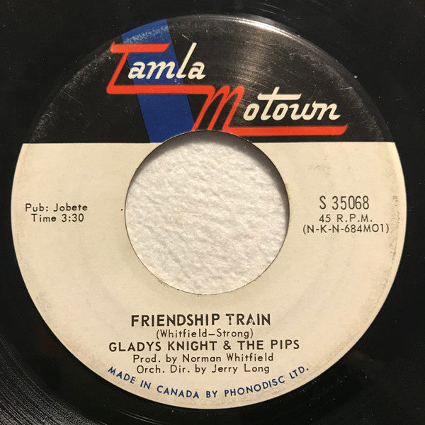 Gladys Knight And The Pips : Friendship Train  (7", Single)