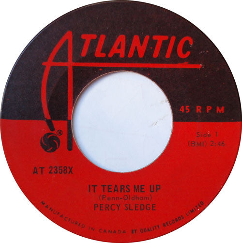 Percy Sledge : It Tears Me Up / Heart Of A Child (7", Single)
