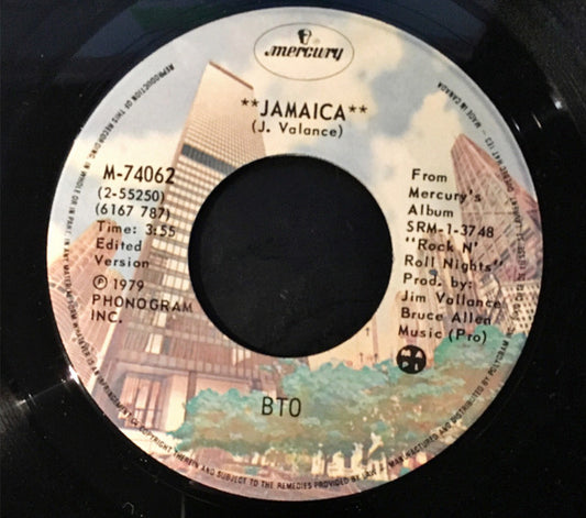 BTO* : Jamaica (7")