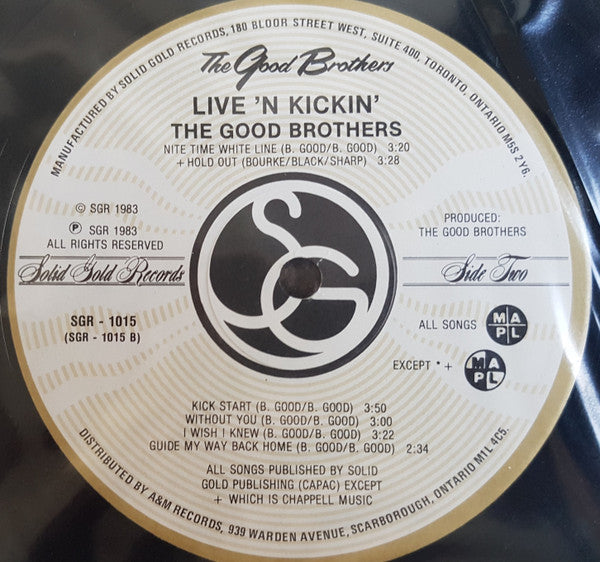 The Good Brothers (2) : Live 'N Kickin' (LP)