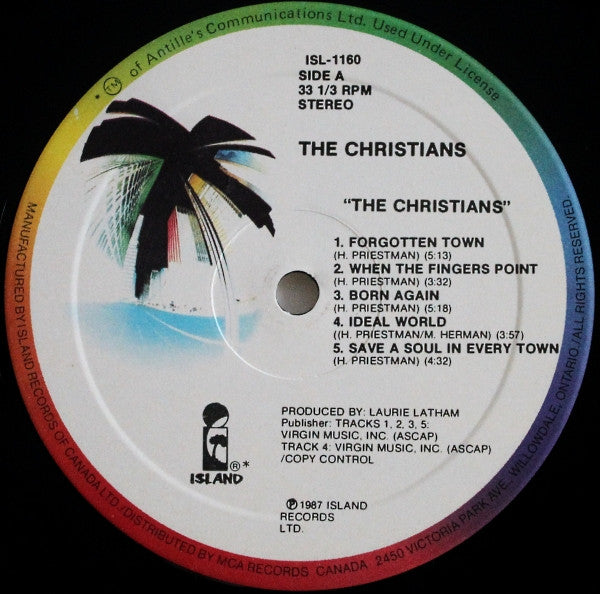 The Christians : The Christians (LP, Album)