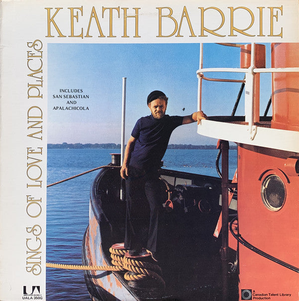 Keath Barrie : Sings Of Love And Places (LP)