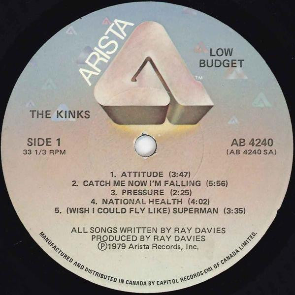 The Kinks : Low Budget (LP, Album)