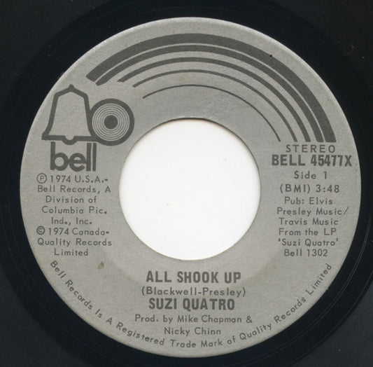Suzi Quatro : All Shook Up (7")