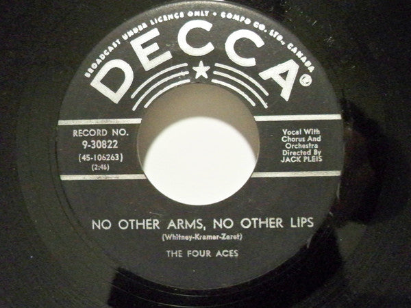 The Four Aces : No Other Arms, No Other Lips / The Inn Of The Sixth Happiness (7")