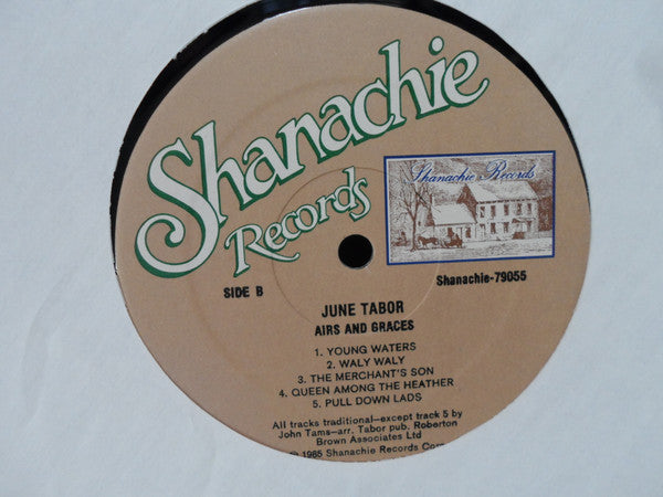 June Tabor : Airs And Graces (LP, Album, RE)