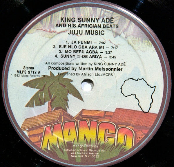 King Sunny Adé And His African Beats* : Juju Music (LP, Album, Hau)