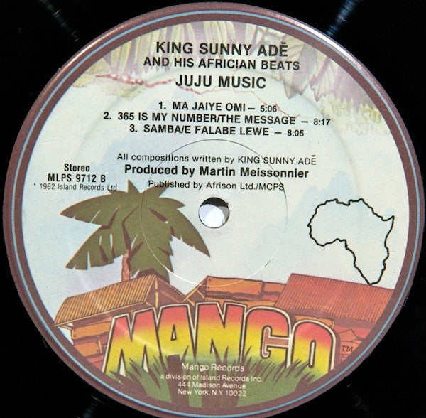 King Sunny Adé And His African Beats* : Juju Music (LP, Album, Hau)