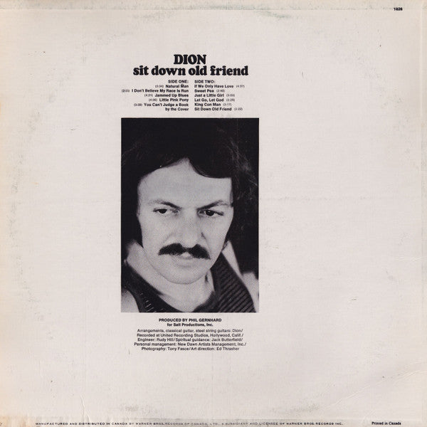 Dion (3) : Sit Down Old Friend (LP, Album)