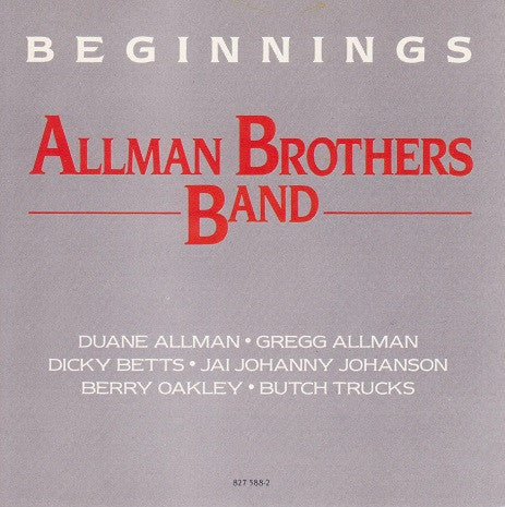 The Allman Brothers Band : Beginnings (CD, Comp, RE)