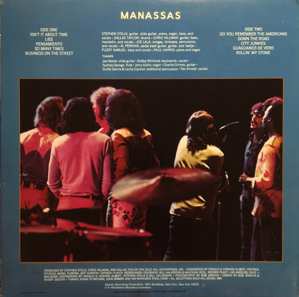 Stephen Stills, Manassas : Down The Road (LP, Album)