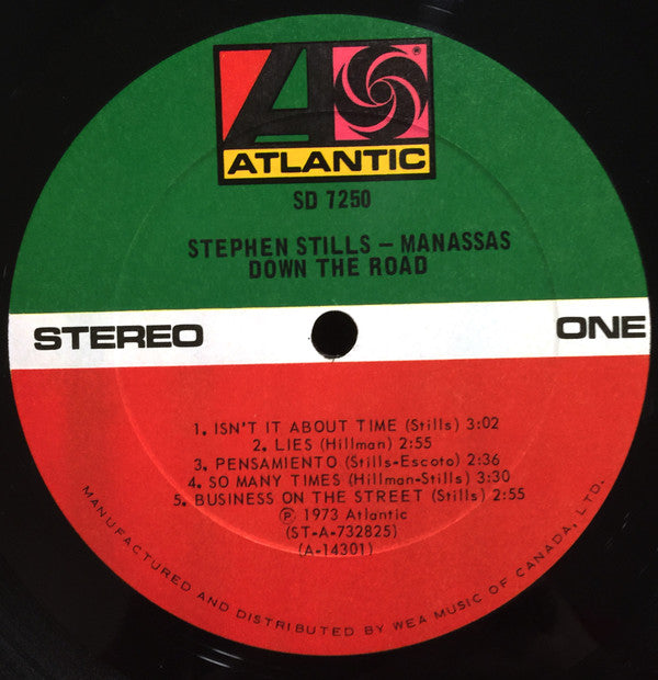 Stephen Stills, Manassas : Down The Road (LP, Album)