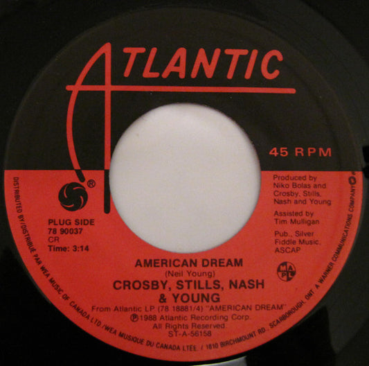 Crosby, Stills, Nash & Young : American Dream (7", Single)