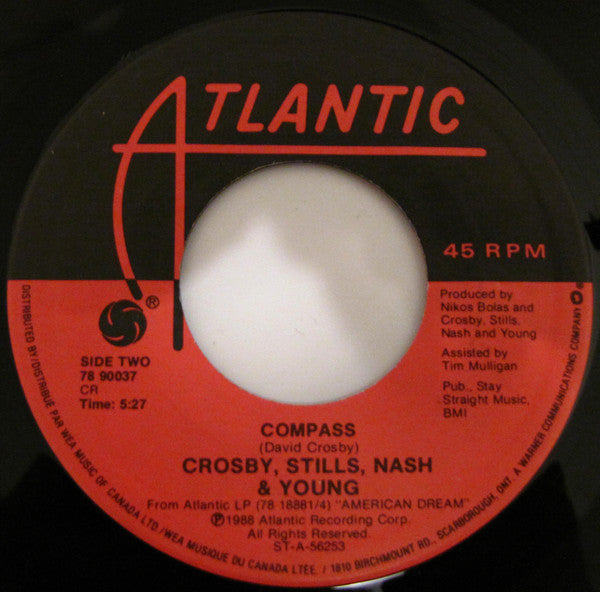 Crosby, Stills, Nash & Young : American Dream (7", Single)